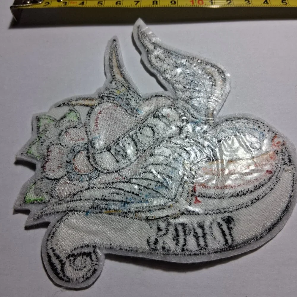 (Bundle 2 - 50% off) Tattoo Inspired Swallow Love Dies Iron on Patch- Patchwor - Picture 2 of 2